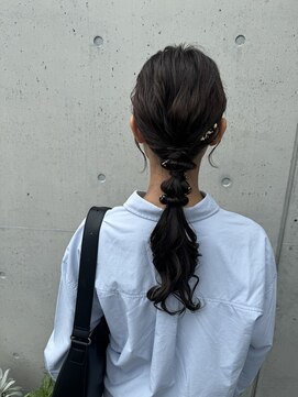 アチーブティルスマートサロン 豊川末広通店(achieve till Smart Salon) うなじスッキリアップヘア！結婚式 二次会 花嫁 ドレス 着物