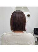 切りっぱなしボブ