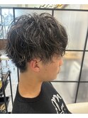 トレンド　無造作パーマ
