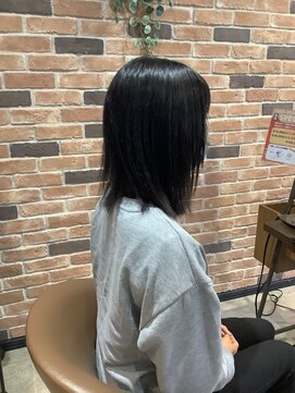 スペックホルダー(Spec Holder) ブルーブラック11.29黒髪