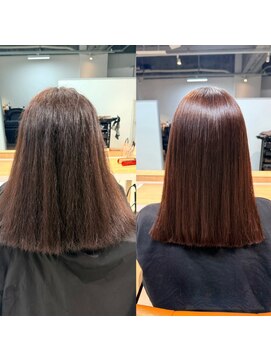 スープル オザキヤマ(SOUPLE.ozakiyama) 【髪質改善x縮毛矯正】SILKストレート