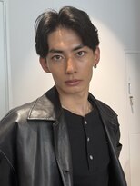 トリッカ シブヤ(TRICCA SHIBUYA)&nbsp;メンズカットパーマフェザーニュアンス毛流れセンターパート渋谷