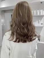 ピークス 渋谷店(Peaks) コーラルベージュ/顔周りカット/レイヤーカット/韓国巻き/渋谷