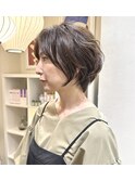ニュアンスショート/丸みショート/氏川洸希/多摩センター/前髪