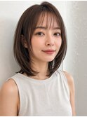 夏カラーブリーチなしミディアムレイヤー/ブラウンp戸田公園