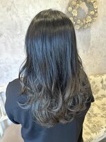 ディーヴァヘアーエズ(DIVA hair Eze) ブリーチありカラーグレージュグラデーシカラーボブ