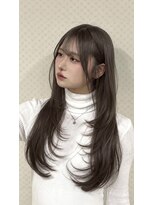 ラ ブレス なんばスカイオ(LaBless) 韓国レイヤーカット×顔周りレイヤー