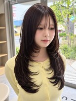 ルトワフクロマチ(Lutowa Fukuromachi)&nbsp;ダークパープル/ナチュラルショート/夏のヘアアレンジ/袋町