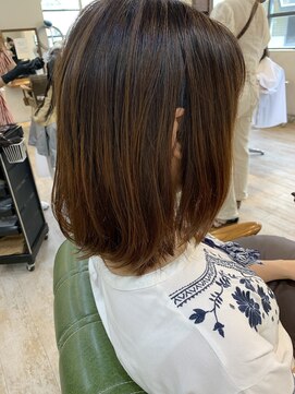 マリアバイアフロート(Maria by AFLOAT) アフロート添田】バッサリビフォーアフター縮毛矯正スリークボブ