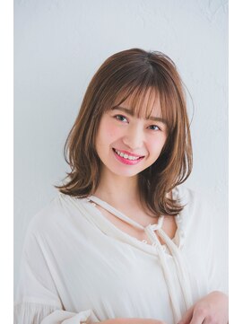 リトル リンネ 栄(little×RINNE) 大人可愛い外ハネミディアム