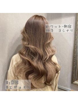 ワット 新宿店 艶髪になれるラベージュ