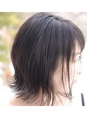 外ハネスタイル