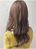 ブリーチなし　キャラメルベージュカラー  エジリ