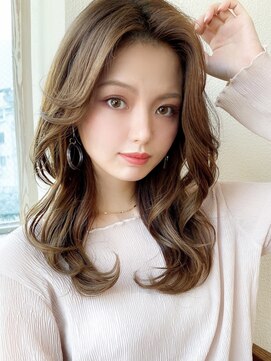 シルクレイ 吉祥寺店(Silk-lei) 大人かわいいかきあげロングマロンベージュ20代30代吉祥寺