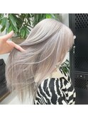 ホワイトベージュハイトーンカラー