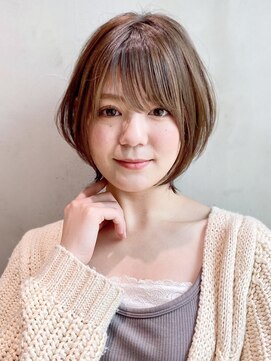 アイティーバイアルバム 八王子店(IT by ALBUM) ミニショート_ショコラベージュボブルフベビーバング_58537