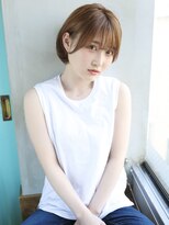 バース(BIRTH) 天神【BIRTH】前髪ありショートボブ×ことりベージュ 4