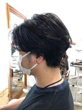 ヘッズ 本八幡店(HEADS) MEN'S HAIR センターパート ツイストスパイラル 韓国マッシュ