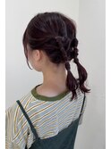 【racic】タイトツインテール×カシスラベンダー10代20代
