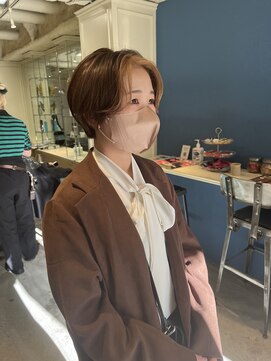 ロロ(ro-ro) 【恵比寿ro-ro】ベージュカラー×ショートボブ