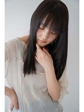 シェル 立川(shell) ★グレーベージュカラーダークアッシュベージュくすみカラー黒髪