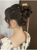 大人なお団子ヘア