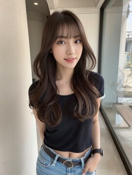 ドロシー 郡山桑野店(Dorothy) イメチェンハッシュカットフルバング似合わせレッドブラウン