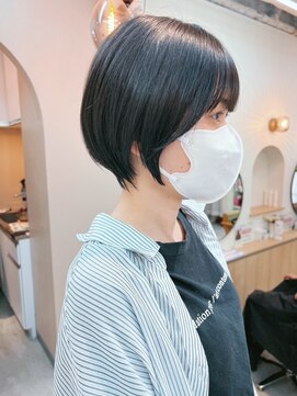 シビバイレボ(CIBI by revo) 地毛風カラー/ナチュラルレイヤーカット/ショートボブ[船橋]