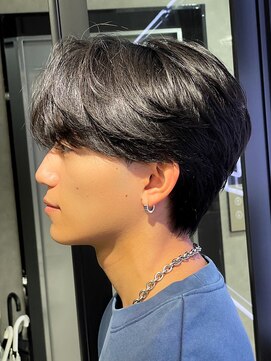 エルマーク 枚方(L-MARK) センターパートニュアンスパーマ韓国カルマパーマコンマヘア