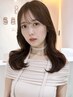 似合わせカット+ダメージレスパーマ+Aujuaトリートメント￥19800/韓国