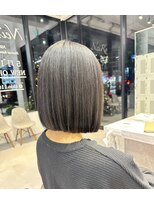ネイロ 日本橋(NeiRo)&nbsp;小顔ショートボブカラー大人ショートボブひし形ショートカット