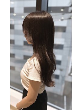 ビーハイブ 一番町店 アヴェダ(BEHIVE) 韓国風ロング　ショコラブラウン