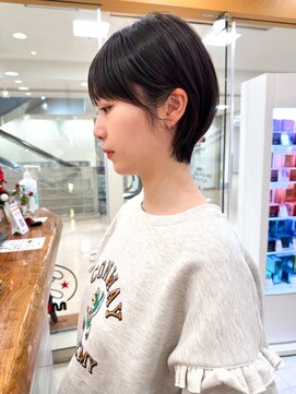 モリオ フロム ロンドン サッポロファクトリー店(morio FROM LONDON) 【morio札幌】札幌ショート　大人かわいい黒髪丸みショート