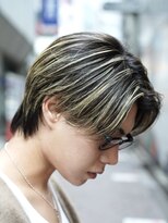 フィフスパーク(fifth PARK)&nbsp;渋谷メンズハイライトメンズメッシュマッシュウルフパーマ