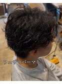 フェザーパーマ　刈り上げなし
