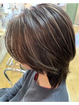 サンリサ 鴻巣店(sanRisa) メンズウルフ × ハイライト