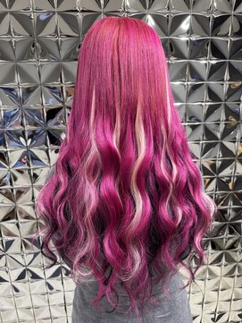 ラブスタシー 京都河原町店(lovestasy) シールエクステ/ブリーチダブルカラー/デザインカラー