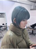【ACRO.ao】ペールブルー/アクアブルー/ハイトーン/ショート