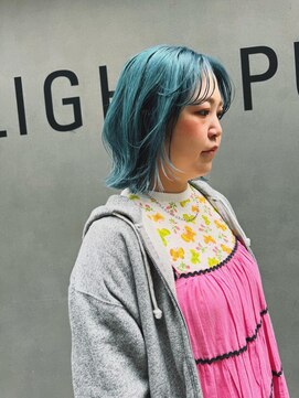 マージュ ギンザ(marju GINZA) ピーコックグリーン/レイヤーボブ