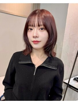 シーン(SCEN) ミディアムレイヤー　ピンクブラウン