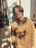 チャプター 問屋町(chapter)&nbsp;ケアブリーチオリーブベージュアッシュベージュセンターパート