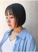 【零也】ボブ×ナチュラルブラウン