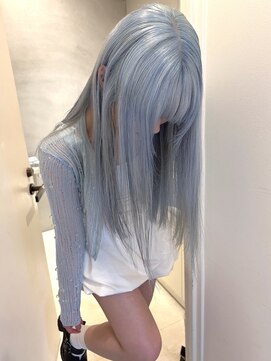 ペレ アネックス 大阪梅田茶屋町店(PELE ANNEX) ホワイトグレージュ/デジタルパーマ/フェザーパーマ/梅田