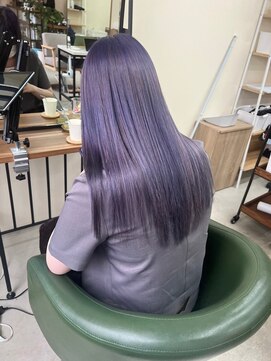 ワク 岡崎店(waku) 艶ハイトーン×ディープパープル