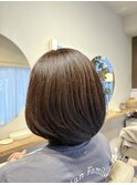 グラデーション丸みボブ