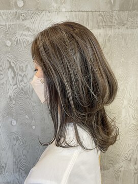 グランデュール 浜松東若林店(GRANDEUR) 透明感デザインカラー!ハイライトカラー×レイヤー