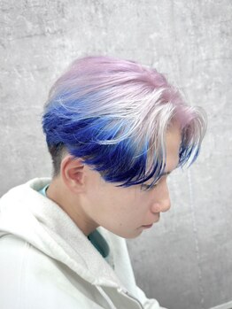 アイヴィー 池袋(IVY)の写真/≪ブリーチやハイライトで特別なカラーに≫丁寧なカウンセリングで理想を再現[池袋/メンズ/メンズカット]