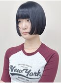 *ミニボブ切りっぱなしボブ耳かけボブ大人ボブ顎ラインボブディ