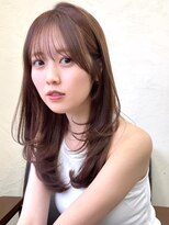 アンフィニー 銀座(ANFINI)&nbsp;前髪/顔まわり小顔/大人レイヤー/レイヤーカット/丸顔/面長/銀座