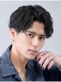 フェザーパーマシャドウパーマルーズパーマセンターパート